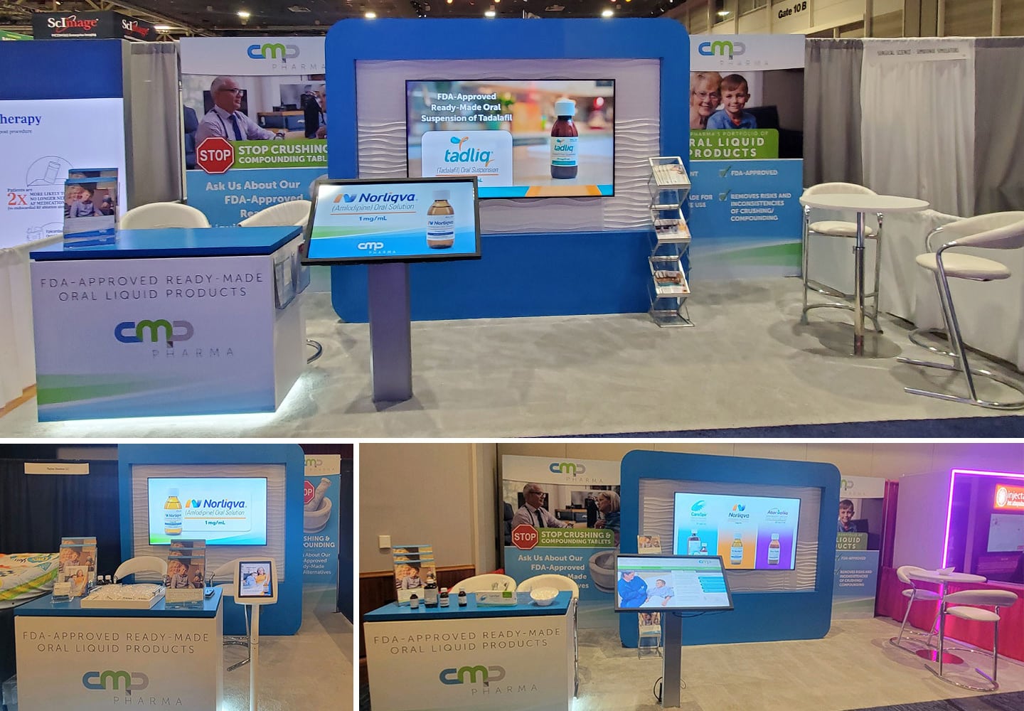 CMP Pharma booth configurations